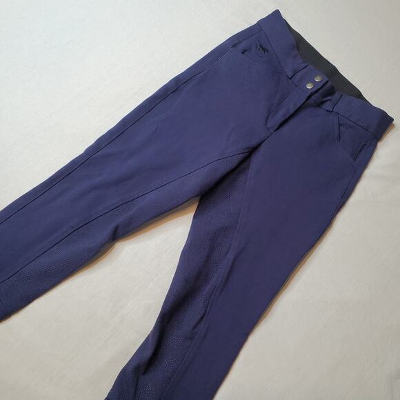 Smartpak Piper Womens Size 26R Cropped Riding Breeches Navy Blue - Picture 1 of 9